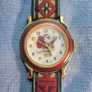 Ladies Santa Clause Christmas watch like new!!!